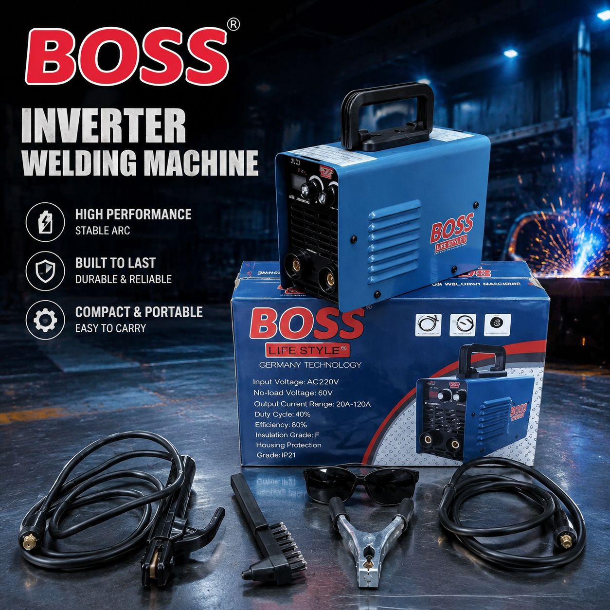 اینورتر جوشکاری باس (BOSS) مدل ARC-120